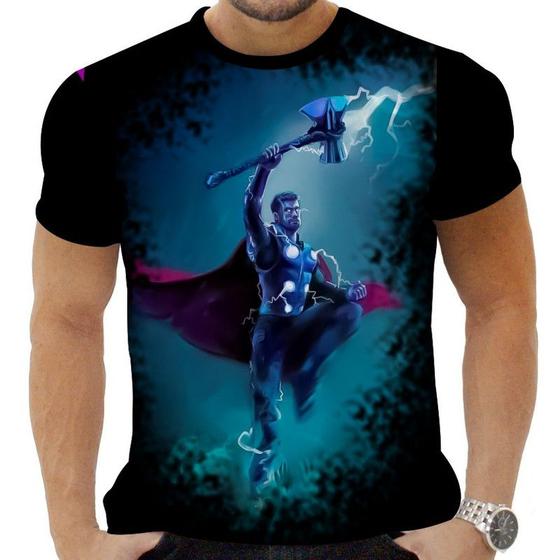 Imagem de Camiseta Camisa Personalizada Herois Thor 6_x000D_