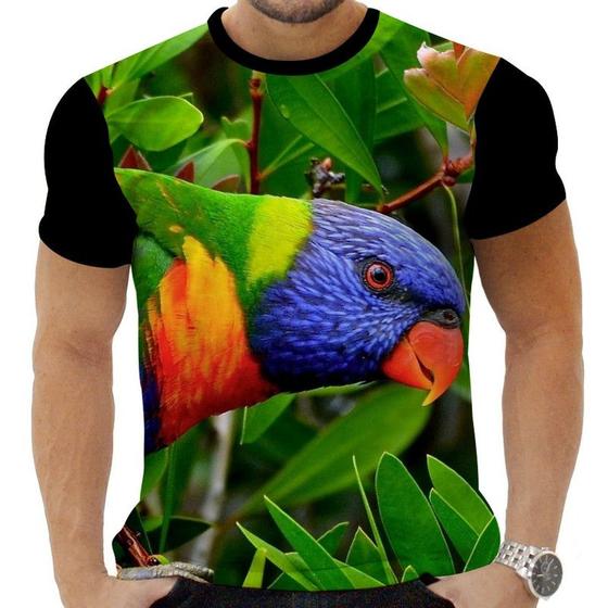 Imagem de Camiseta Camisa Personalizada Periquito Louro Loro Arara 2_x000D_