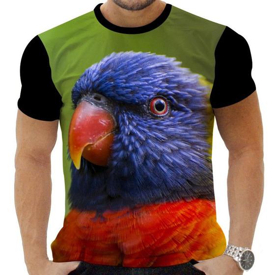 Imagem de Camiseta Camisa Personalizada Periquito Louro Loro Arara 4_x000D_