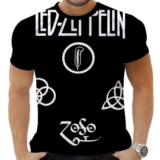 Imagem de Camiseta Camisa Personalizada Rock Clássico Led Zeppelin 19_x000D_