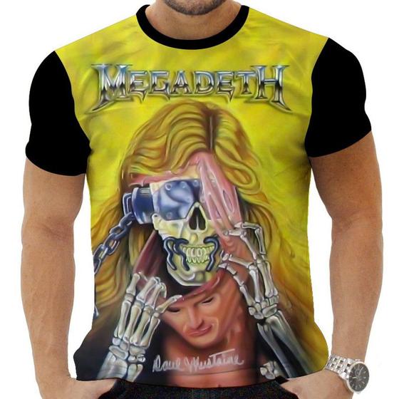 Imagem de Camiseta Camisa Personalizada Rock Metal Megadeth 12_x000D_