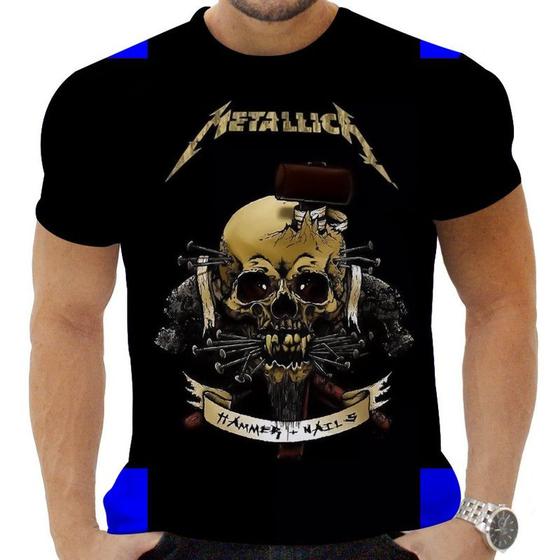 Imagem de Camiseta Camisa Personalizada Rock Metal Metallica 19_x000D_