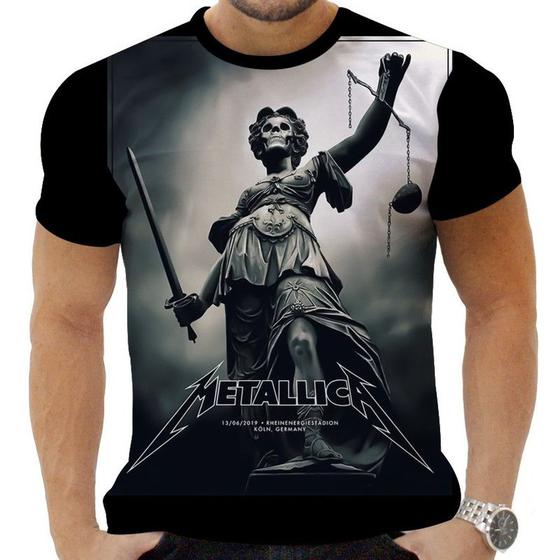 Imagem de Camiseta Camisa Personalizada Rock Metal Metallica 8_x000D_