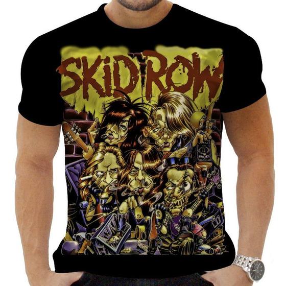 Imagem de Camiseta Camisa Personalizada Rock Metal Skid Row 2_x000D_