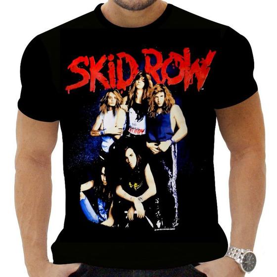 Imagem de Camiseta Camisa Personalizada Rock Metal Skid Row 3_x000D_