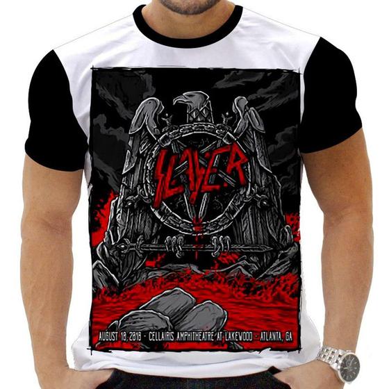 Imagem de Camiseta Camisa Personalizada Rock Metal Slayer 15_x000D_