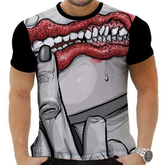 Imagem de Camiseta Camisa Personalizada Rock Zumbi Trash Horror 6_x000D_