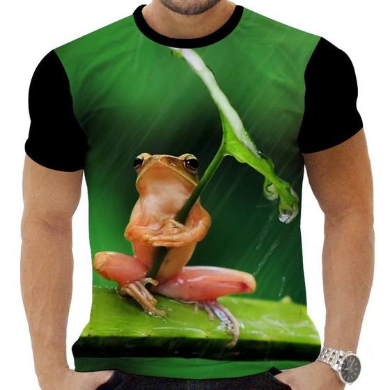 Imagem de Camiseta Camisa Personalizada Sapo Perereca Natureza Fofo 2_x000D_