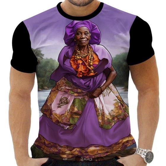 Imagem de Camiseta Camisa Personalizada Umbanda Candomblé Nanã 1_x000D_