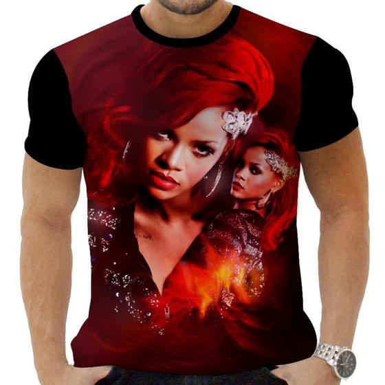 Imagem de Camiseta Camisa Personalizadas Musicas Rihanna 2_x000D_