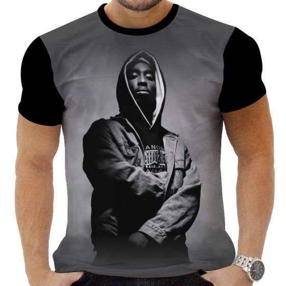 Imagem de Camiseta Camisa Personalizadas Musicas Tupac 11_x000D_