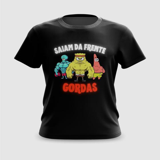 Imagem de Camiseta Camisa Saiam da Frente Gordas Carnaval