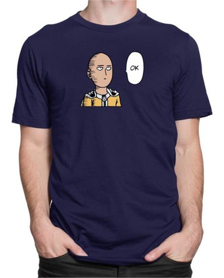 Imagem de Camiseta Camisa Saitama One Punch Man Um Soco Anime Desenho