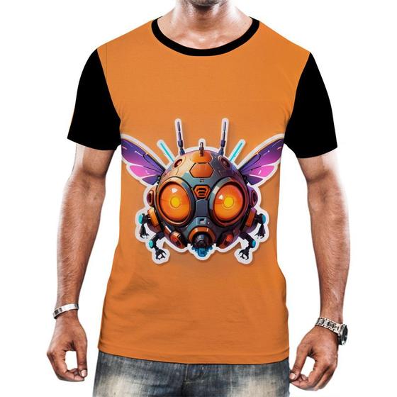 Imagem de Camiseta Camisa Tshirt Animais Cyberpunk Mosca Mosquito