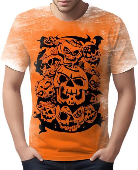 Imagem de Camiseta Camisa Tshirt Halloween Aboborá Terror Fantasia 4