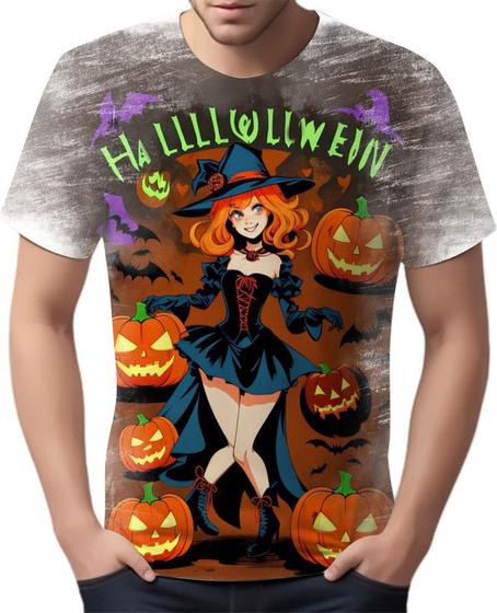 Imagem de Camiseta Camisa Tshirt Halloween Bruxas Terror Fantasia 10