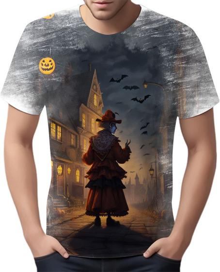 Imagem de Camiseta Camisa Tshirt Halloween Palhaço Assustador Terror 9