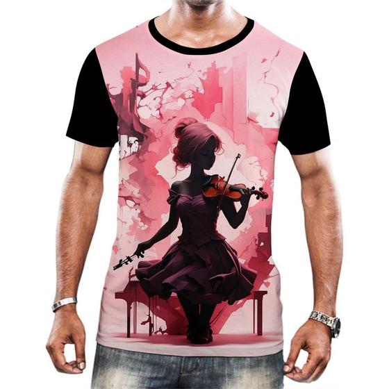 Imagem de Camiseta Camisa Tshirt Instrumento Corda Violinos Melodia 10