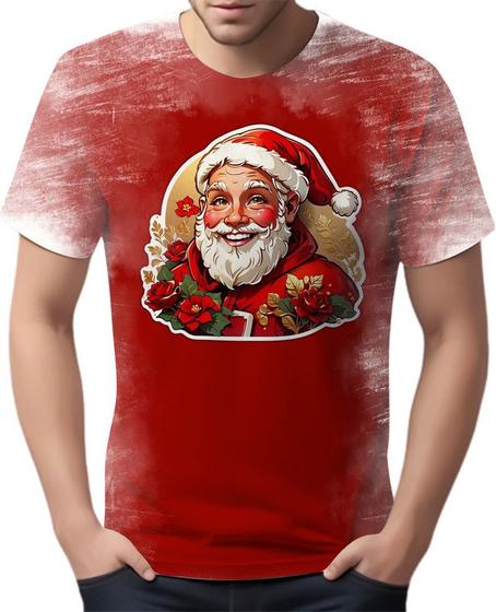 Imagem de Camiseta Camisa Tshirt Natal Festas Papai Noel Trenó Neve 7