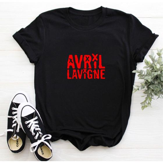 Imagem de Camiseta Camisa Unissex Avril Lavigne