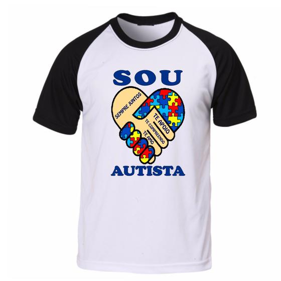 Imagem de Camiseta camisa unissex sou autista espectro autismo