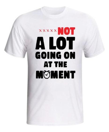 Imagem de Camiseta Camisa Unissex Taylor Swift Not A Lot Going On At The Moment