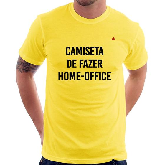 Imagem de Camiseta Camiseta de fazer home-office - Foca na Moda
