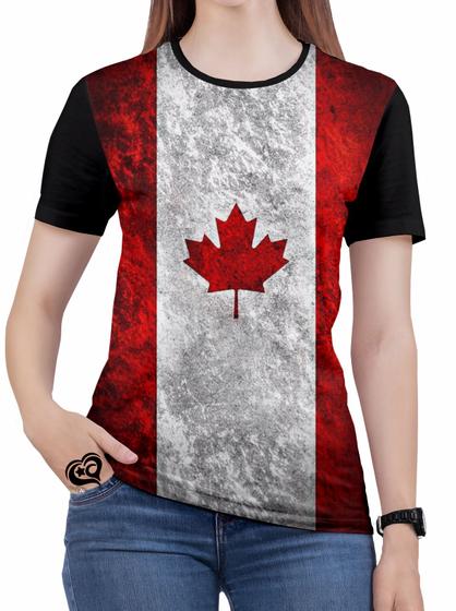 Imagem de Camiseta Canada PLUS SIZE Vancouver Feminina Blusa