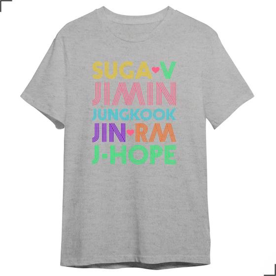 Imagem de Camiseta Cantor Coreano Kpop Jimin Park Ji-min BTS Unissex