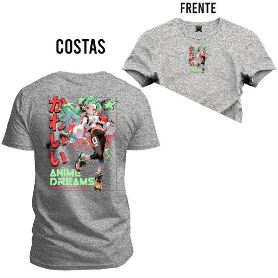 Imagem de Camiseta Capa Anime Plus Size Extra Grande Gola Redonda Estampa Dtf Premium