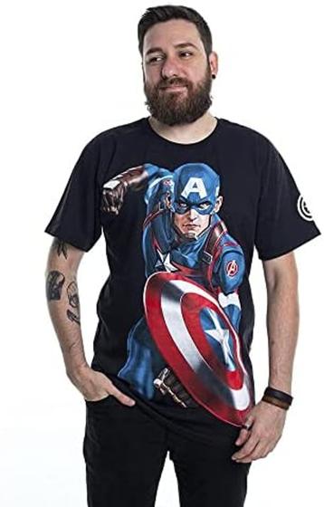 Imagem de Camiseta Capitão America  Infantil-Píticas