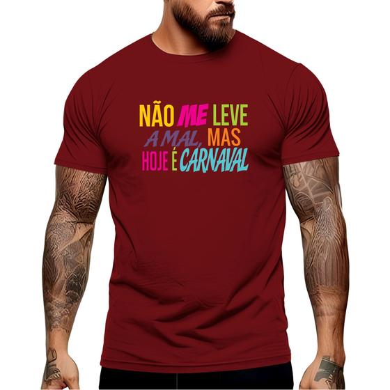 Imagem de Camiseta Carnaval AF Festa Verão 2024 Manga Curta Estampada Shopping Academia Festa 100% Algodão