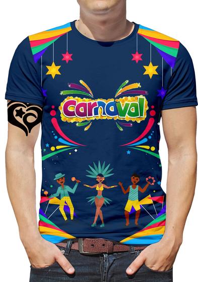 Imagem de Camiseta Carnaval PLUS SIZE Samba Abada Masculina Blusa est1