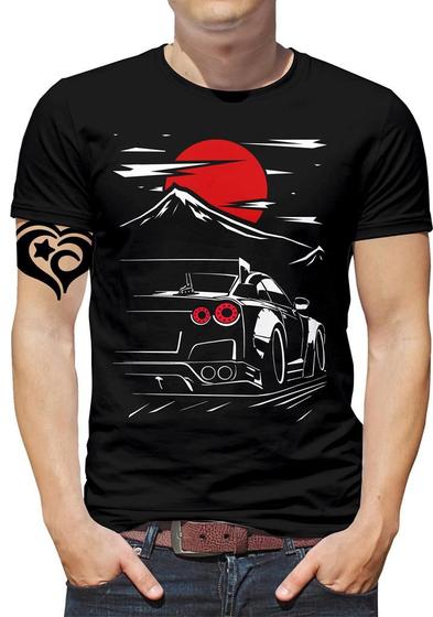 Imagem de Camiseta Carro Masculina Motorista Antigo Blusa Japão