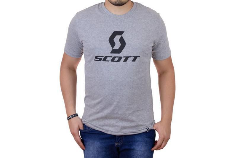 Imagem de Camiseta casual masculina scott cinza tamanho m