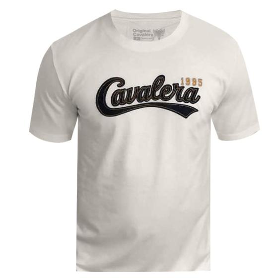 Imagem de Camiseta Cavalera Indie Embroidery Jeans Off White