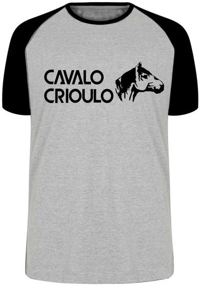 Imagem de Camiseta Cavalo Criolo médio Blusa Plus Size extra grande adulto ou infantil