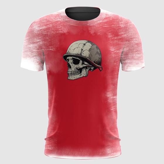 Imagem de Camiseta Caveira Capacete Guerra Ucrânia