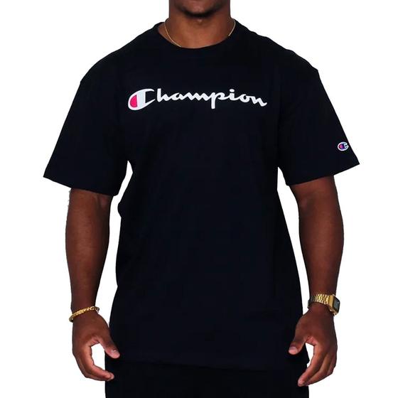 Imagem de Camiseta Champion Logo Script Ink Black