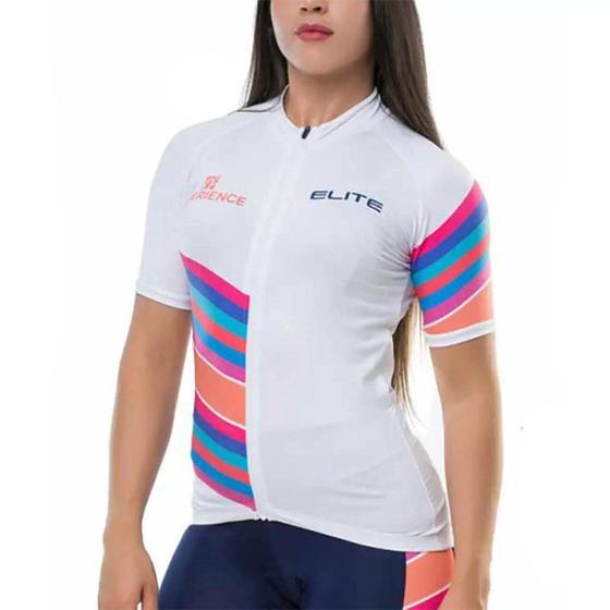 Imagem de Camiseta Ciclismo Elite 135166 Feminina - Branco