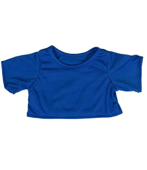 Imagem de Camiseta Clothes Teddy Bear azul royal para bichos de pelúcia de 14-18 polegadas