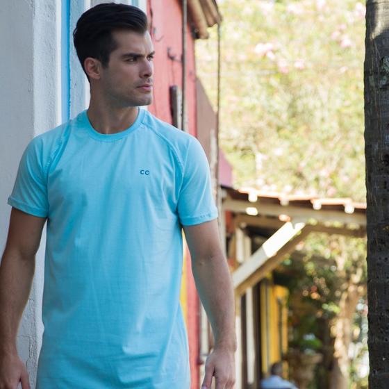 Imagem de Camiseta CO Oficial BASIC Azul Claro - Modelo long line