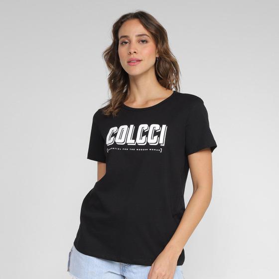 Camiseta Colcci Essential Feminina Menor preço em Camiseta Colcci Essential Feminina