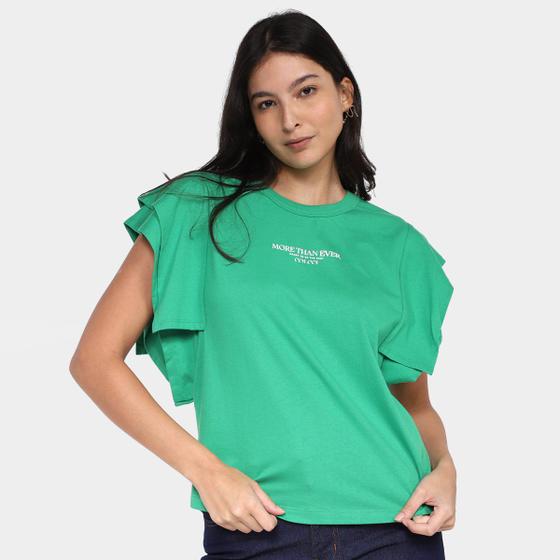 Camiseta Colcci More Than Ever Feminina Camiseta Feminina Magazine