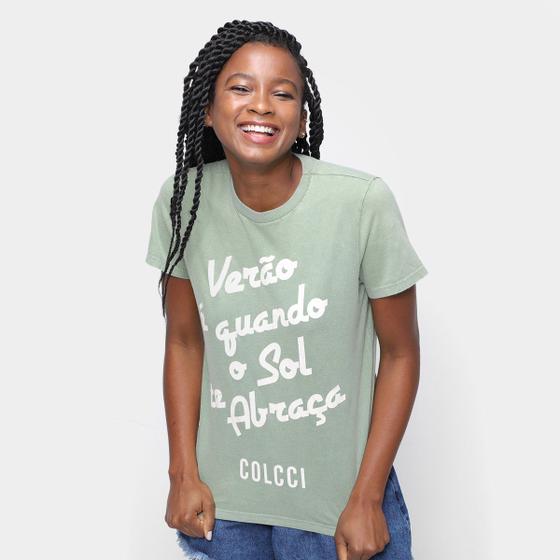 Imagem de Camiseta Colcci Verão É Quando O Sol Te Abraça Feminina