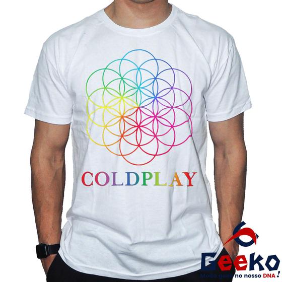 Imagem de Camiseta Coldplay  100% Algodão  Geeko