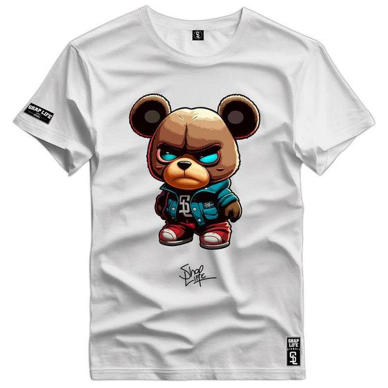 Imagem de Camiseta Coleção Little Bears Urso Bad Braw Shap Life