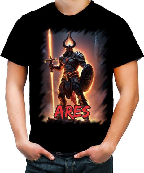 Imagem de Camiseta Colorida Ares Deus da Guerra Mitologia Grega 2