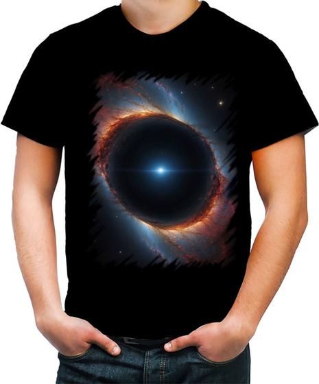Imagem de Camiseta Colorida Buraco Negro Gravidade Espaço 20