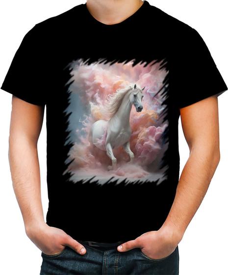 Imagem de Camiseta Colorida Cavalo Explosão de Cores Hipnotizante 3